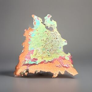 Copper Splash sculpture small Copper Specimen 3.5 inch decor mineral metal